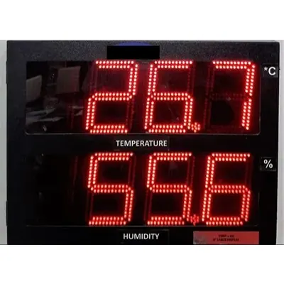 LED Humidity & Temperature Indicator